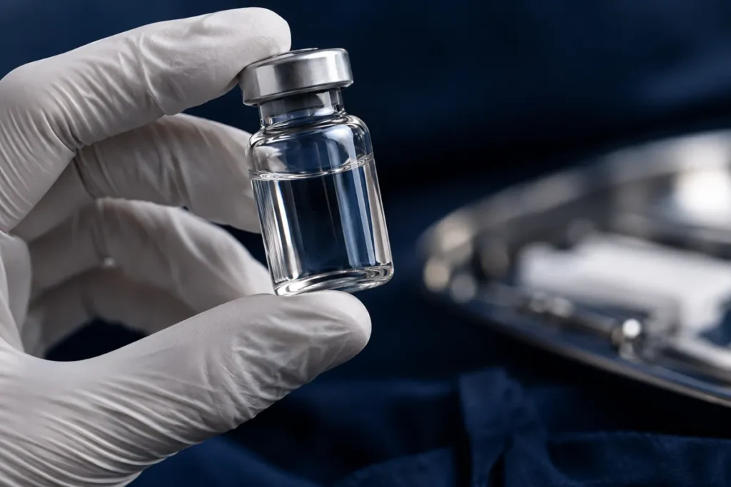 Illustrative image: clinical vial