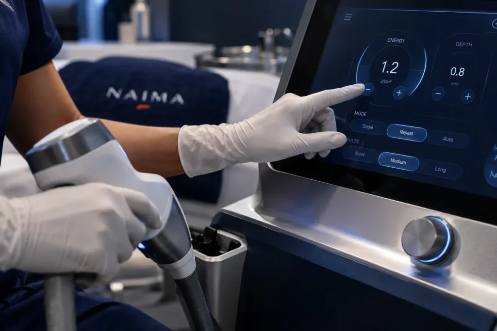 Illustrative image: device controls