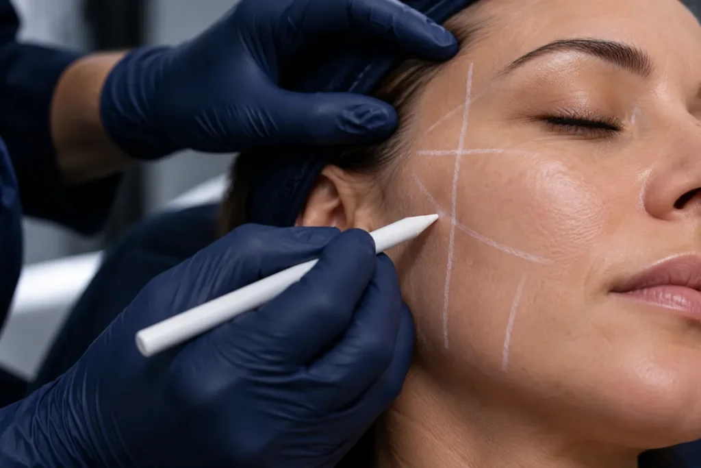 Illustrative image: facial mapping
